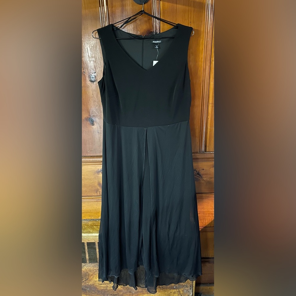 Black Jumpsuit Roz & Ali Size 16 Petite NWT